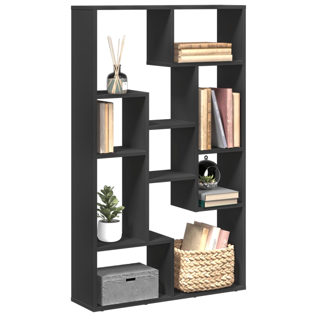 VXL8721158501981 m en hd 1 Bibliotecă, negru, 72x20x120 cm, lemn prelucrat Bibliotecă, negru, 72x20x120 cm, lemn prelucrat