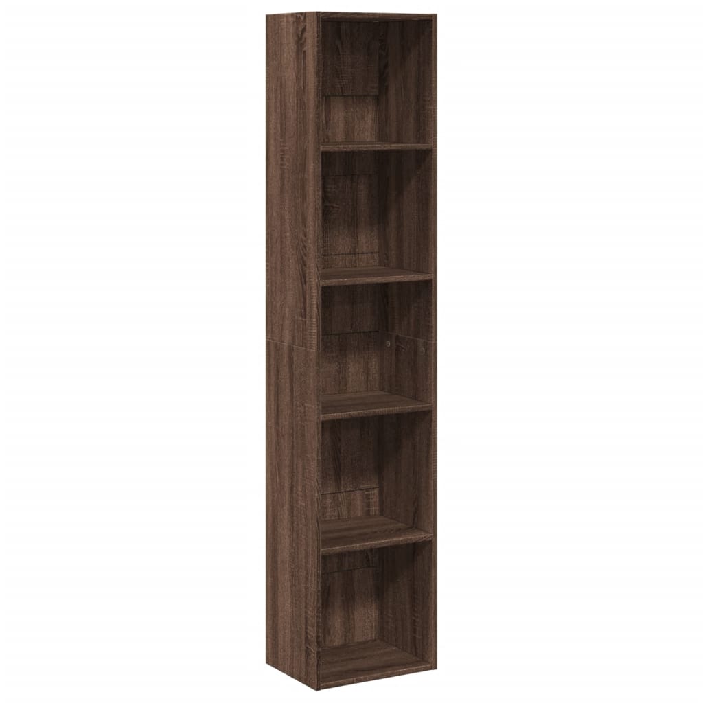 VXL8721158507990 a en hd 1 Bibliotecă, stejar maro, 40x30x189 cm, lemn prelucrat Bibliotecă, stejar maro, 40x30x189 cm, lemn prelucrat - imagine 2