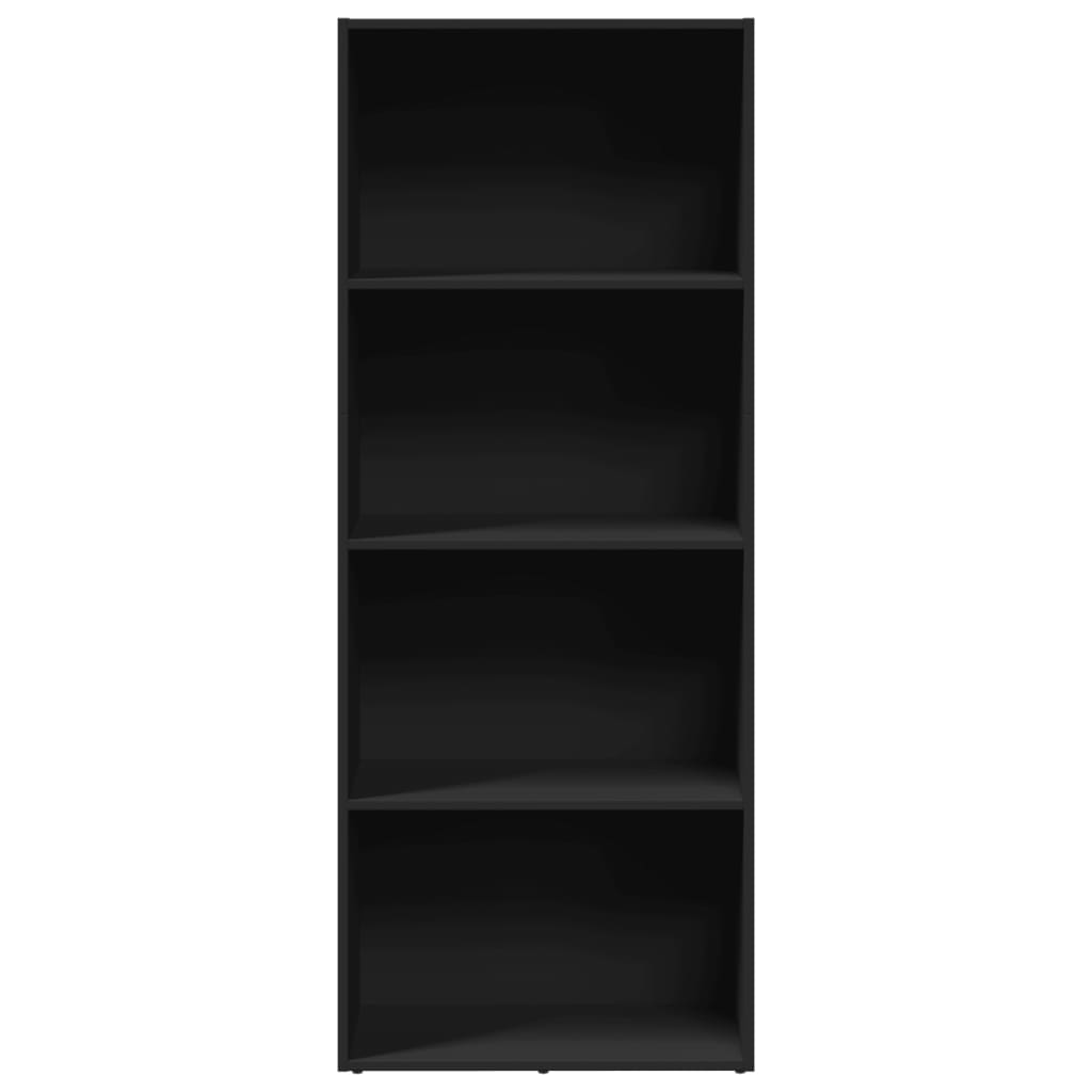 VXL8721158508171 g en hd 2 Bibliotecă, negru, 60x30x152 cm, lemn prelucrat Bibliotecă, negru, 60x30x152 cm, lemn prelucrat - imagine 4