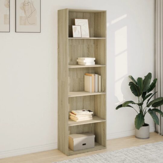 VXL8721158508270 g en hd 1 Bibliotecă, stejar sonoma, 60x30x189 cm, lemn prelucrat VXL8721158508270 g en hd 1