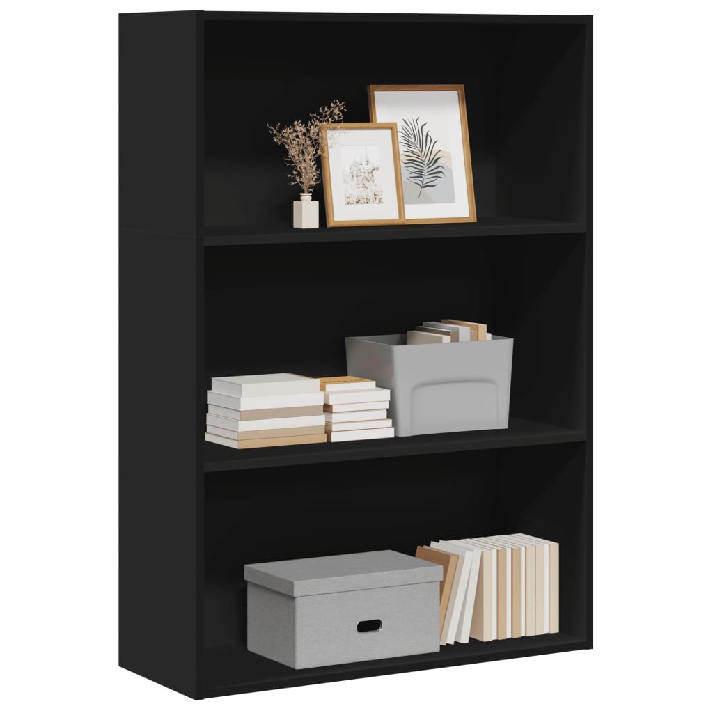 VXL8721158508409 m en hd 1 Bibliotecă, negru, 80x30x114 cm, lemn prelucrat Bibliotecă, negru, 80x30x114 cm, lemn prelucrat