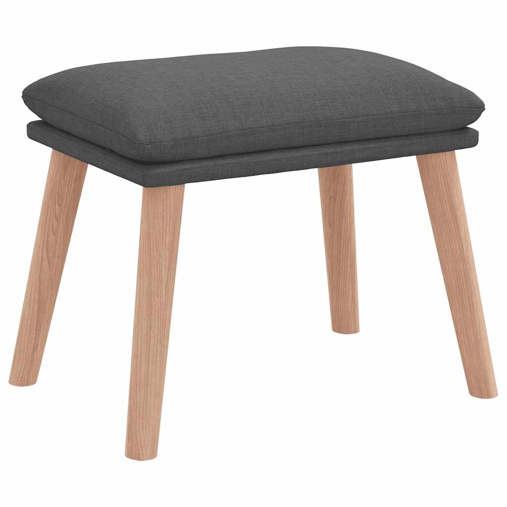 VXL8721158519979 g en hd 2 Scaun de relaxare cu taburet, gri deschis, textil Scaun de relaxare cu taburet, gri deschis, textil - imagine 4