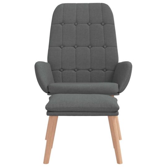 VXL8721158519979 g en hd 3 Scaun de relaxare cu taburet, gri deschis, textil VXL8721158519979 g en hd 3