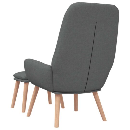 VXL8721158519979 g en hd 5 Scaun de relaxare cu taburet, gri deschis, textil VXL8721158519979 g en hd 5