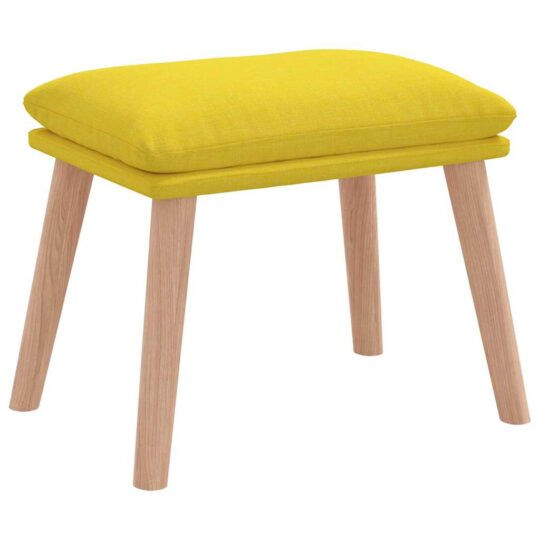 VXL8721158520012 g en hd 2 Scaun de relaxare cu taburet din material galben deschis VXL8721158520012 g en hd 2