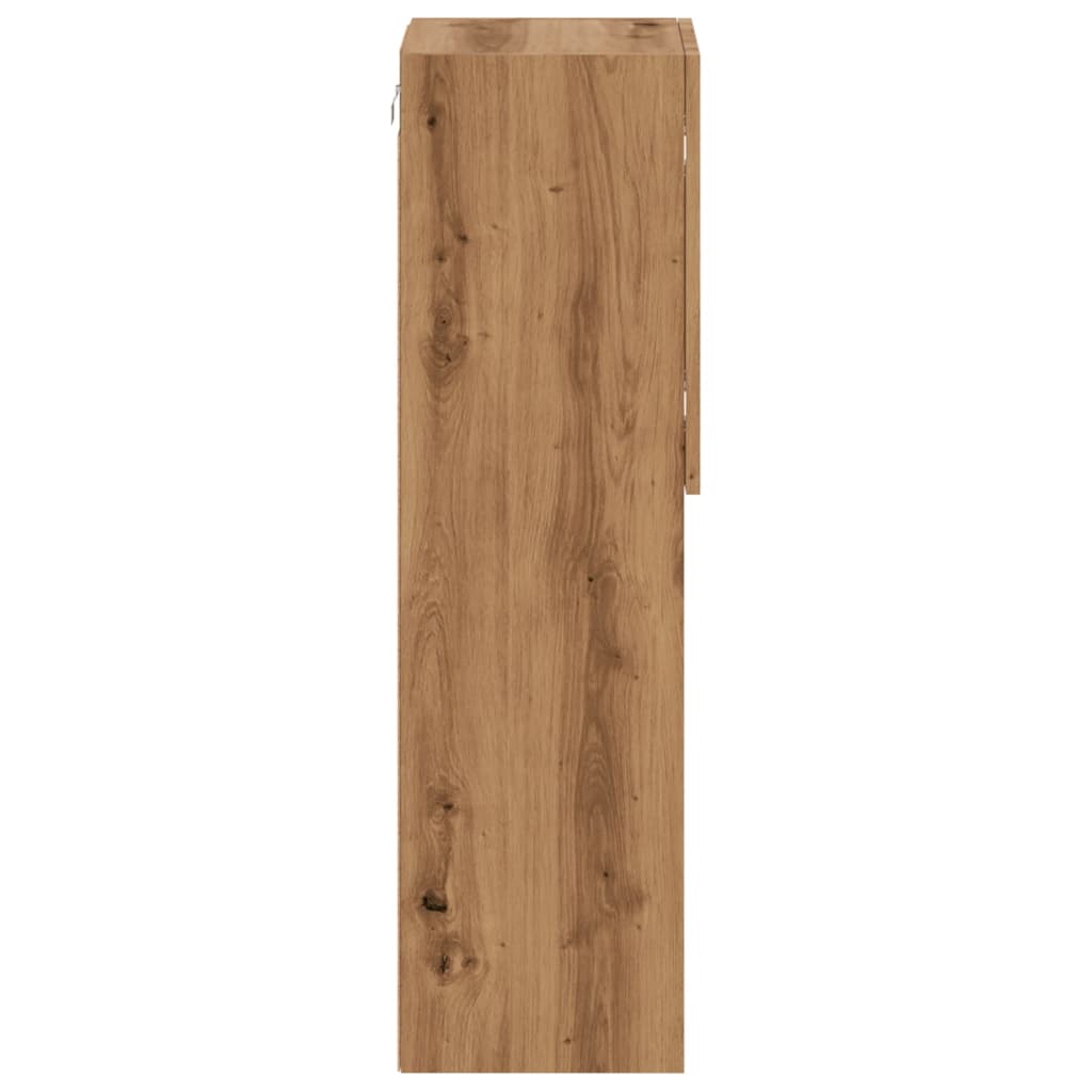 VXL8721158556875 g en hd 7 Comode TV cu lumini LED 2 buc. stejar artizanal 30,5x30x102 cm Comode TV cu lumini LED 2 buc. stejar artizanal 30,5x30x102 cm - imagine 9