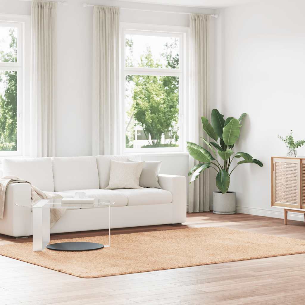 VXL8721158558312 m en hd 1 Covor shaggy cu pom înalt, NAVARRA, bej, 200x290 cm, poliester Covor shaggy cu pom înalt, NAVARRA, bej, 200x290 cm, poliester