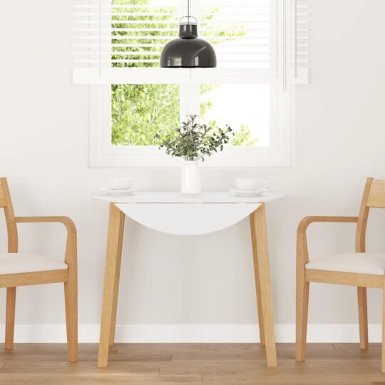 Masa de sufragerie din lemn masiv din cauciuc natural