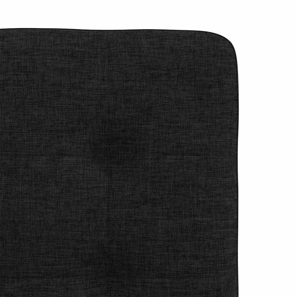 VXL8721158566157 g en hd 6 Scaune de bucătărie, 4 buc., negru, material textil Scaune de bucătărie, 4 buc., negru, material textil - imagine 7