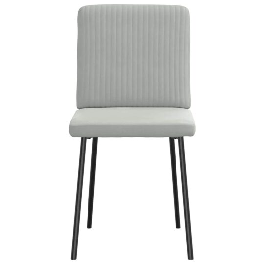 VXL8721158567314 g en hd 3 Scaune de bucătărie, 4 buc., gri deschis, catifea VXL8721158567314 g en hd 3