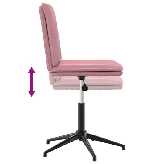 VXL8721158568168 g en hd 5 Scaune de sufragerie, 2 buc., roz, catifea VXL8721158568168 g en hd 5