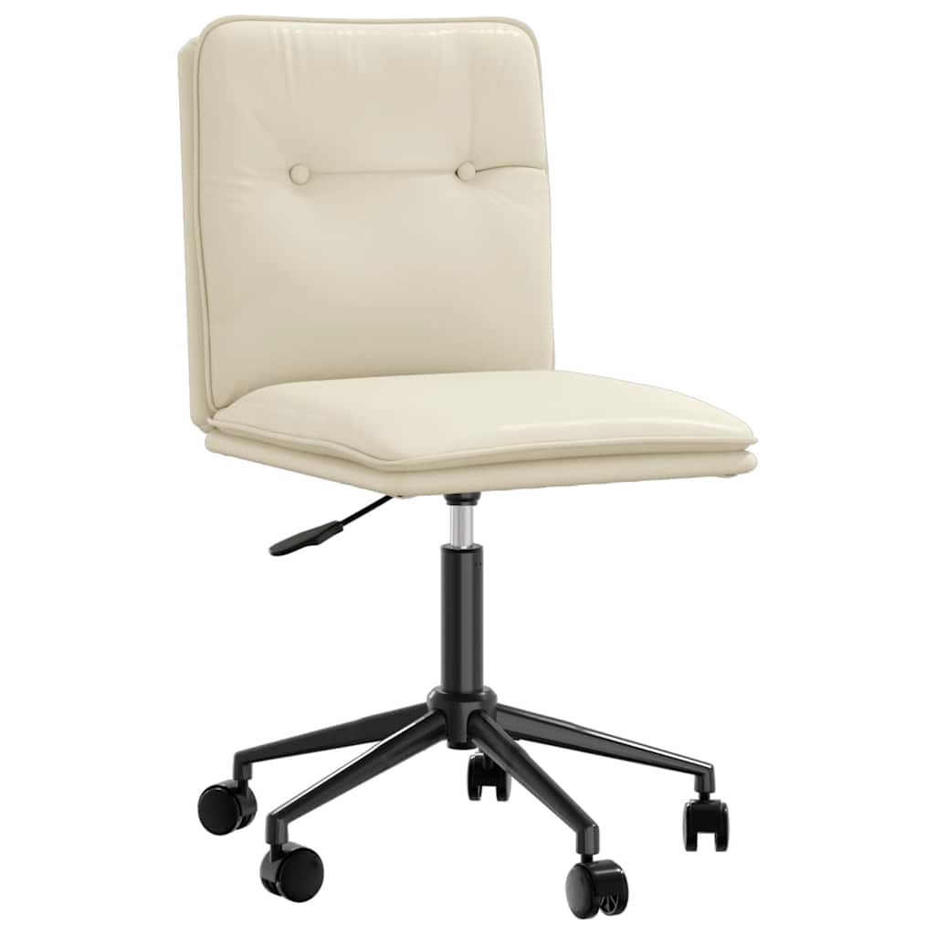 VXL8721158568656 g en hd 1 Scaune de bucătărie, 2 buc., crem, piele ecologică Scaune de bucătărie, 2 buc., crem, piele ecologică - imagine 3