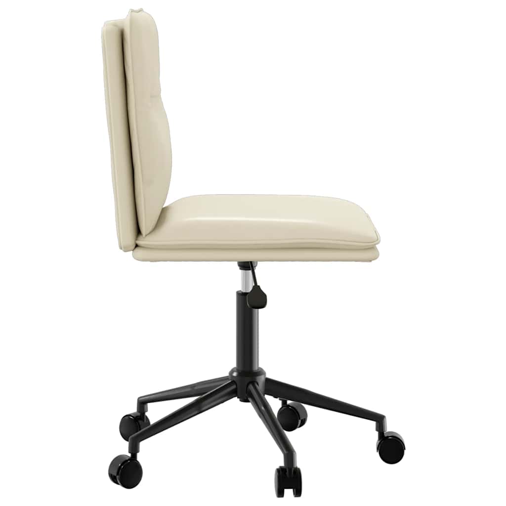 VXL8721158568656 g en hd 3 Scaune de bucătărie, 2 buc., crem, piele ecologică Scaune de bucătărie, 2 buc., crem, piele ecologică - imagine 5