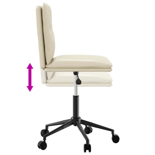 VXL8721158568656 g en hd 5 Scaune de bucătărie, 2 buc., crem, piele ecologică VXL8721158568656 g en hd 5