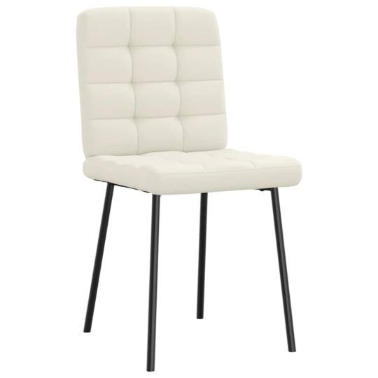 VXL8721158569042 g en hd 3 Scaune de bucătărie, 6 buc., crem, catifea VXL8721158569042 g en hd 3