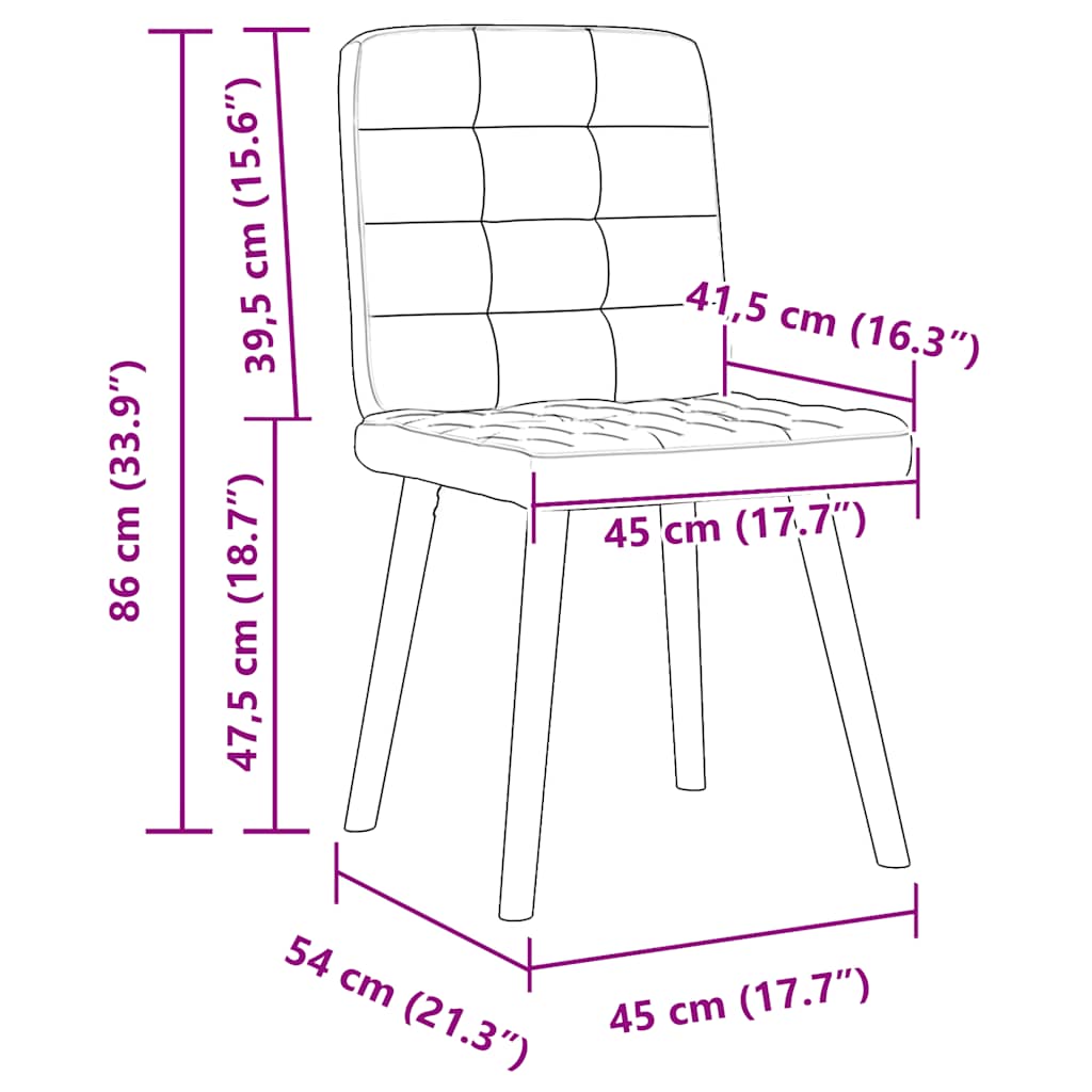 VXL8721158569172 g en hd 8 Scaune de bucătărie, 6 buc., pânză Scaune de bucătărie, 6 buc., pânză - imagine 9