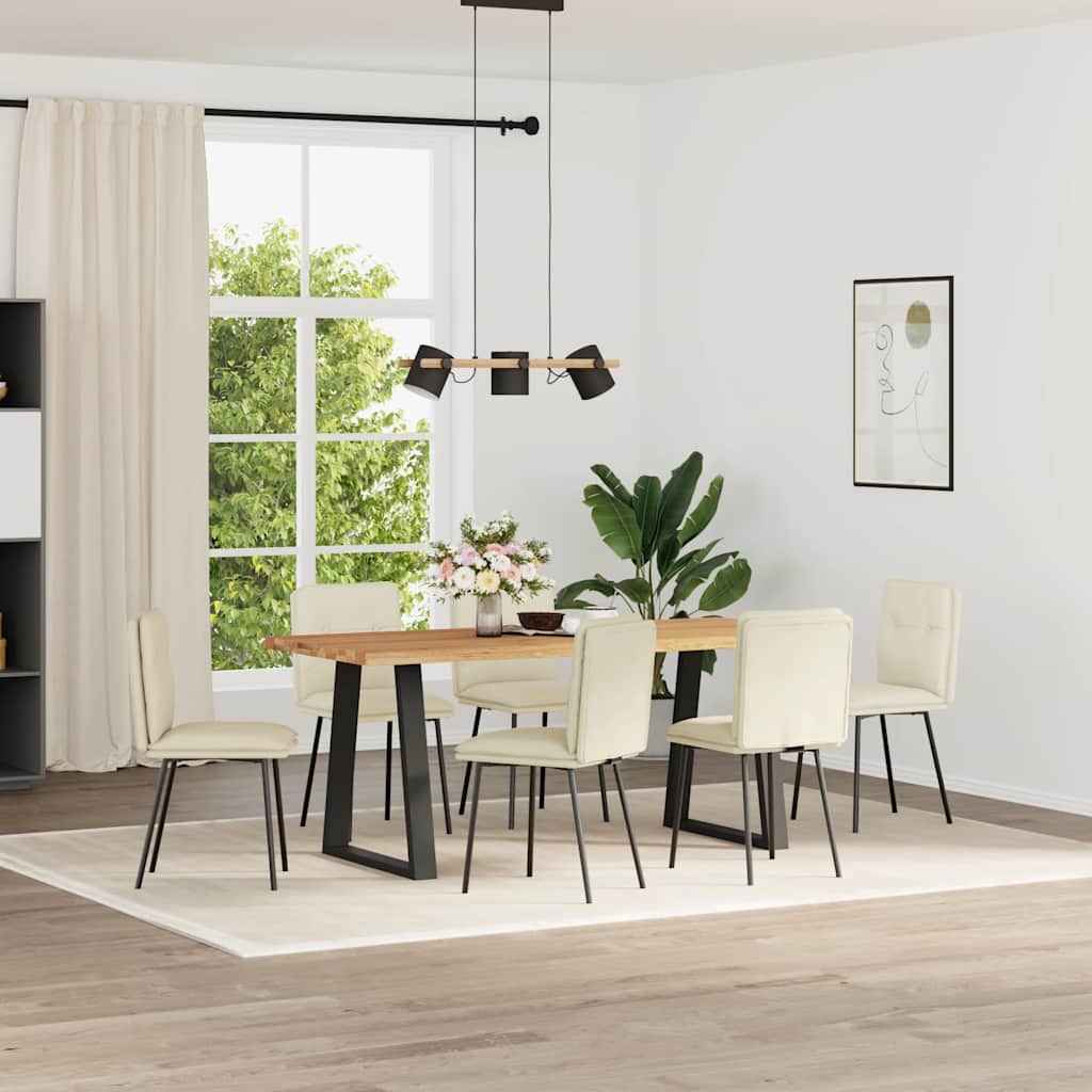 VXL8721158571335 m en hd 1 Scaune de bucătărie, 6 buc., crem, catifea Scaune de bucătărie, 6 buc., crem, catifea