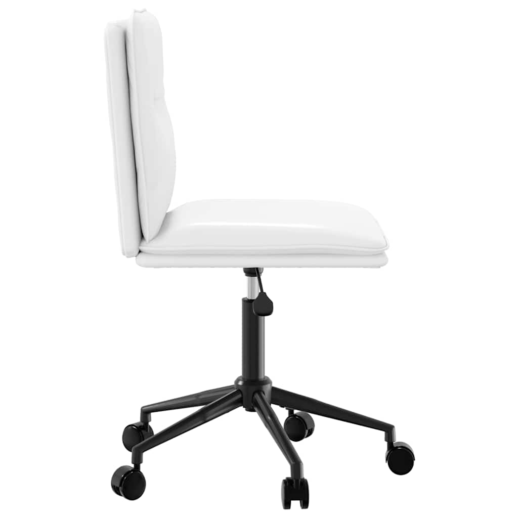 VXL8721158571403 g en hd 3 Scaune de bucătărie, 4 buc., alb, piele ecologică Scaune de bucătărie, 4 buc., alb, piele ecologică - imagine 5