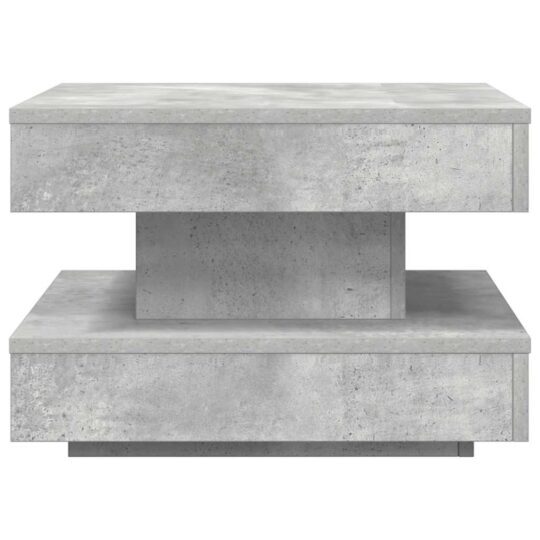 VXL8721158573520 g en hd 3 Măsuță cafea rotativă 360 grade, gri beton 50x50x34,5 cm VXL8721158573520 g en hd 3