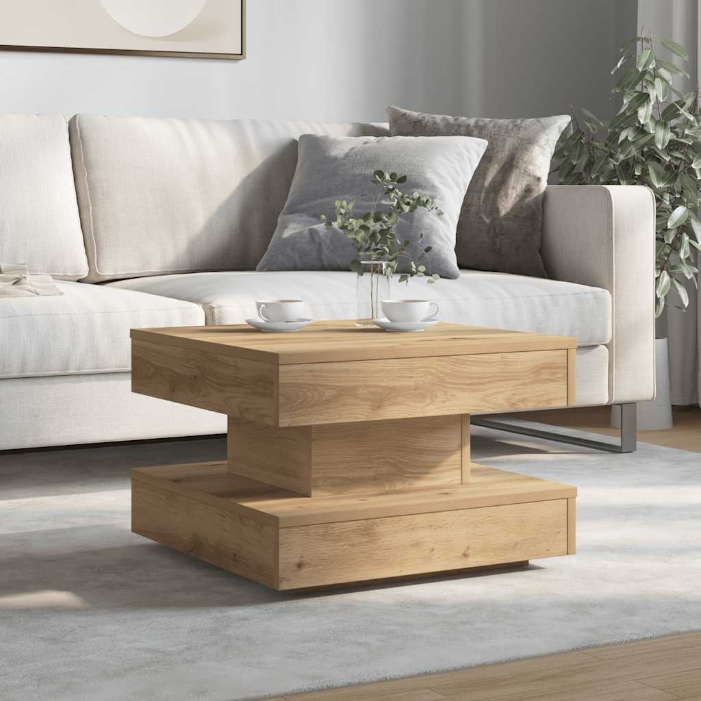 VXL8721158573575 g en hd 1 Măsuță cafea rotativă 360 grade, stejar artizanal 50x50x34,5 cm Măsuță cafea rotativă 360 grade, stejar artizanal 50x50x34,5 cm - imagine 3