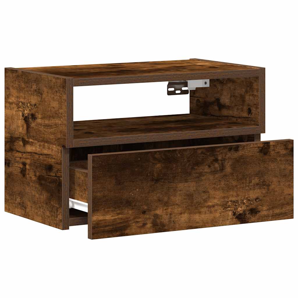 VXL8721158574848 g en hd 3 Noptiere de perete, 2 buc., stejar fumuriu, 45x26x28,5 cm Noptiere de perete, 2 buc., stejar fumuriu, 45x26x28,5 cm - imagine 5