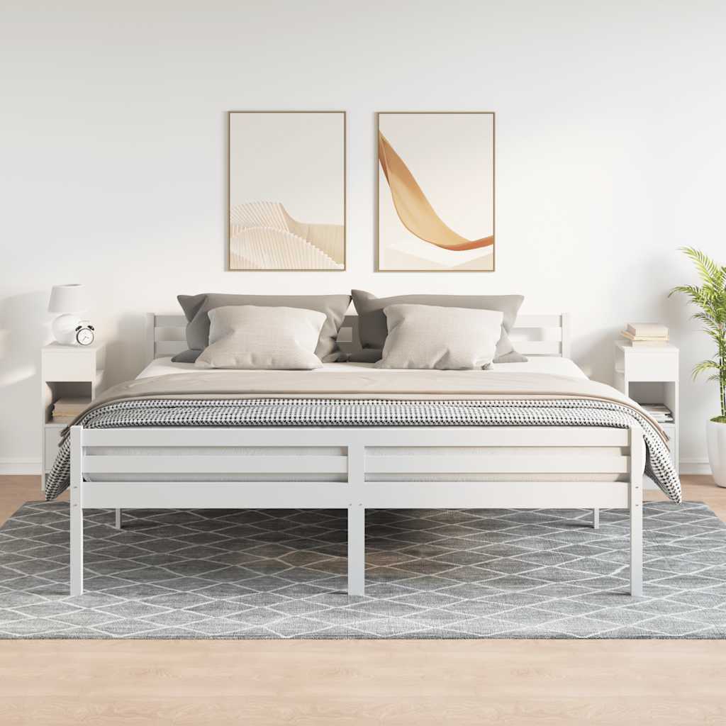 VXL8721158574947 g en hd 1 Noptiere, 2 buc., cu sertar, alb, 25x31x66 cm Noptiere, 2 buc., cu sertar, alb, 25x31x66 cm - imagine 3