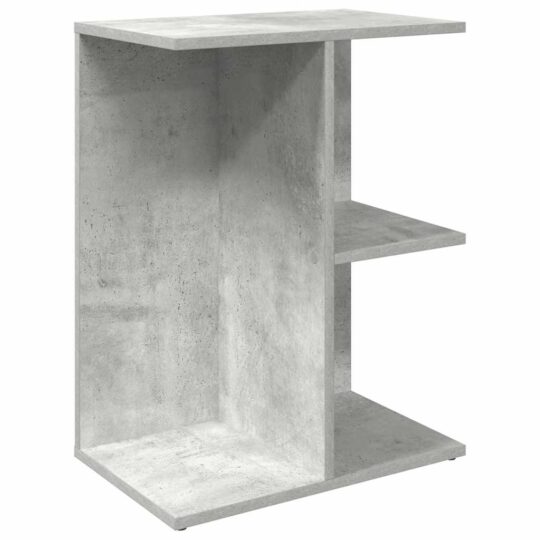 Alternative view of Noptiera gri beton 46,5x29x61 cm Lemn prelucrat