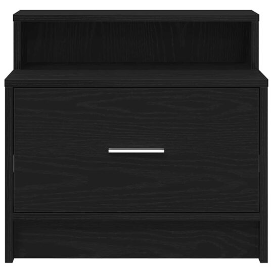 VXL8721158575500 g en hd 2 Noptiere cu sertar 2 buc stejar negru 51x31x47 cm VXL8721158575500 g en hd 2