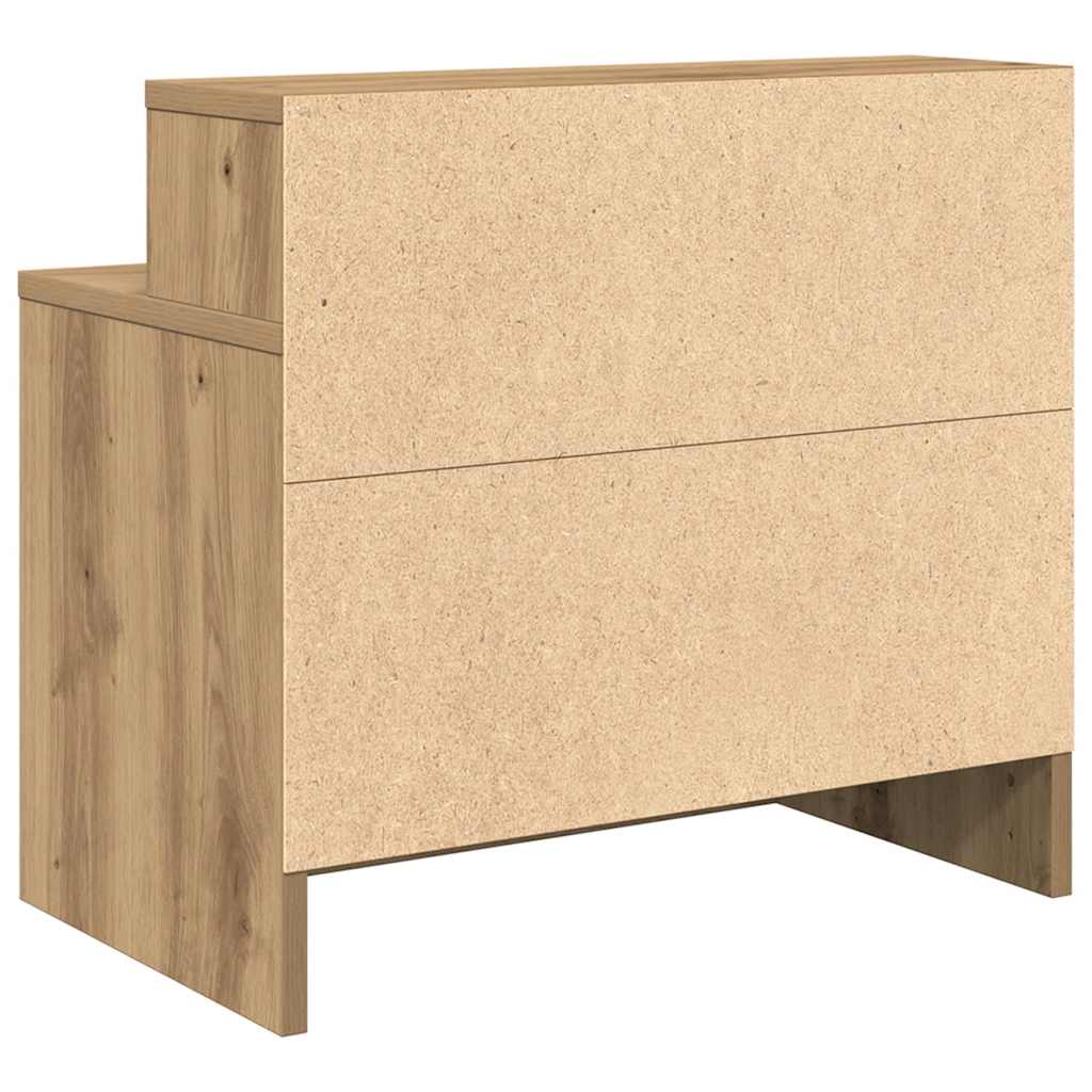 VXL8721158575647 g en hd 6 Noptiere cu sertar 2 buc Stejar artizanal 51x31x47 cm Noptiere cu sertar 2 buc Stejar artizanal 51x31x47 cm - imagine 8
