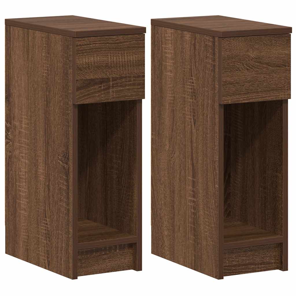 VXL8721158575876 a en hd 1 Noptiere cu sertar 2 buc stejar maro 20x36x60 cm Noptiere cu sertar 2 buc stejar maro 20x36x60 cm - imagine 2