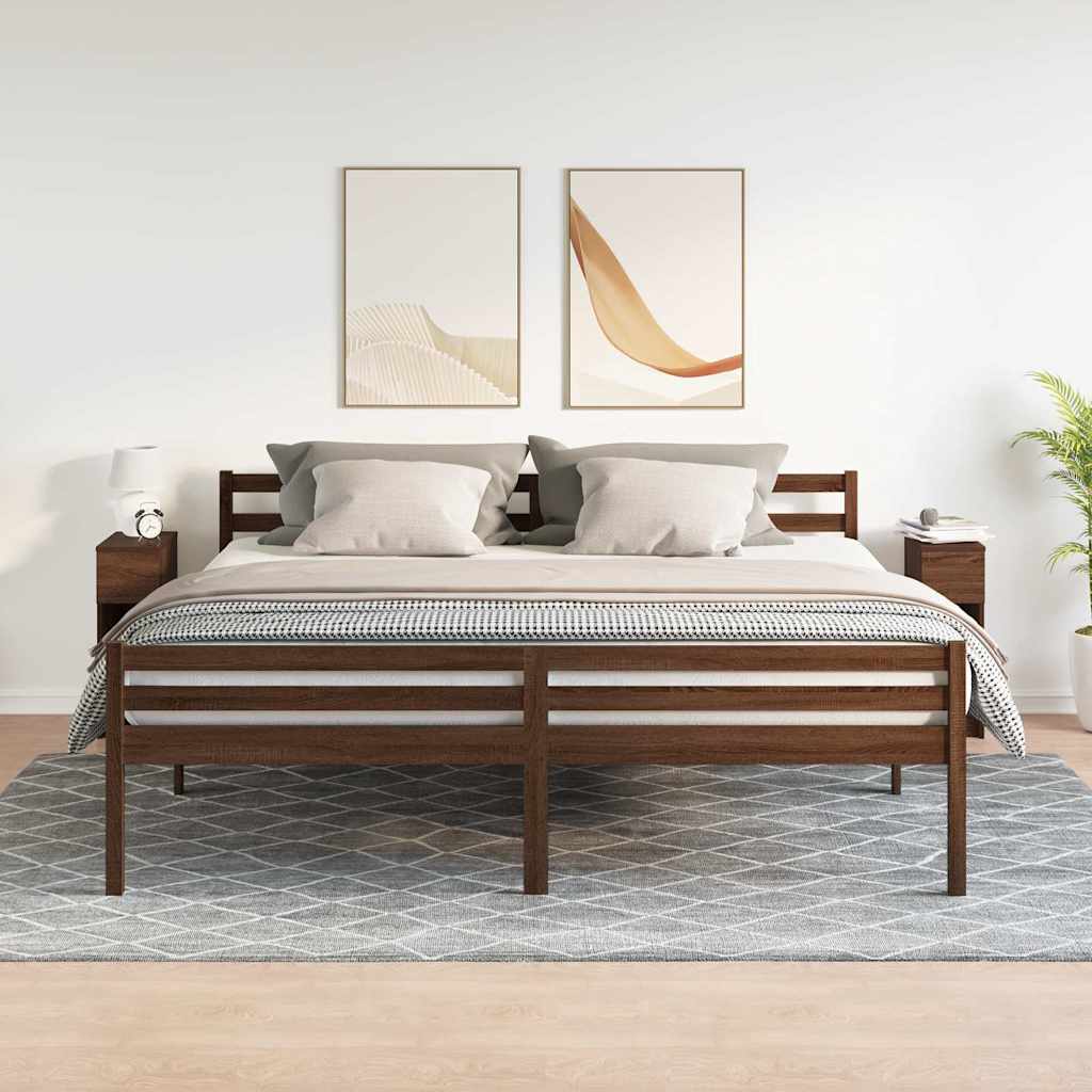 VXL8721158575876 g en hd 1 Noptiere cu sertar 2 buc stejar maro 20x36x60 cm Noptiere cu sertar 2 buc stejar maro 20x36x60 cm - imagine 3