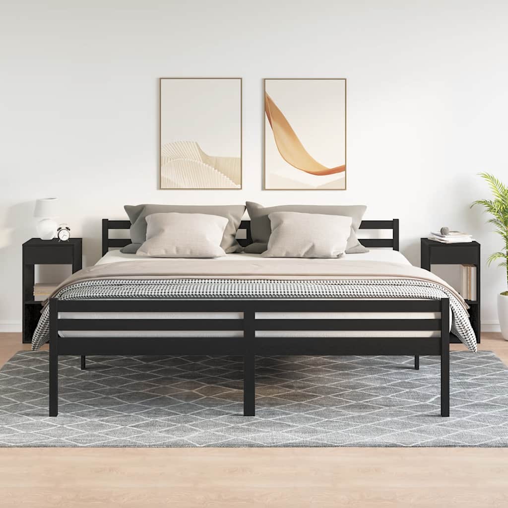 VXL8721158575951 g en hd 1 Noptiere cu sertar 2 buc stejar negru 35x34x66,5 cm Noptiere cu sertar 2 buc stejar negru 35x34x66,5 cm - imagine 3