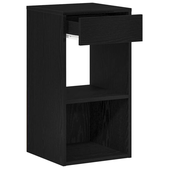 VXL8721158575951 g en hd 4 Noptiere cu sertar 2 buc stejar negru 35x34x66,5 cm VXL8721158575951 g en hd 4