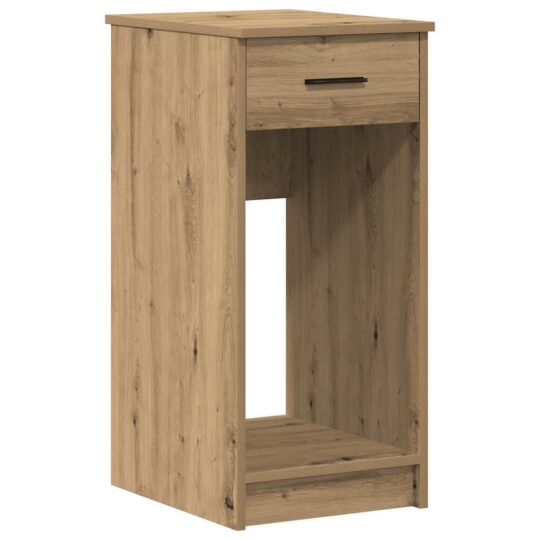 Alternative view of Suport turn pentru computer cu sertar Artisan Stejar 35x45x77cm