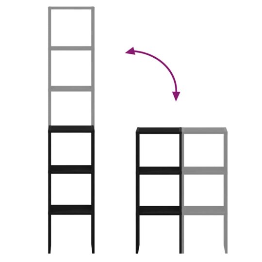 VXL8721158576859 g en hd 5 Biblioteci 2 buc, stivuibile, stejar negru, lemn prelucrat VXL8721158576859 g en hd 5