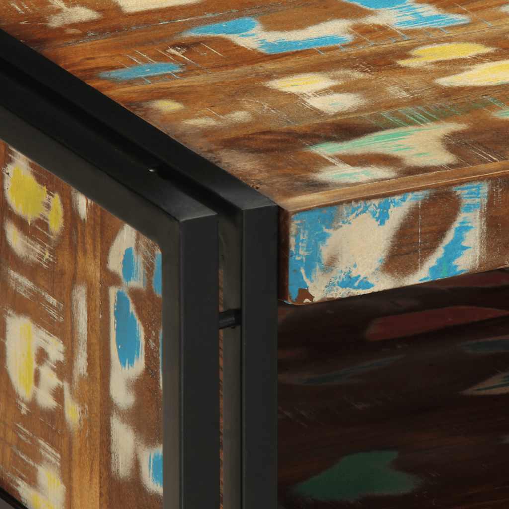 VXL8721158601568 g en hd 5 Masuta de cafea multicolora 50x50x38 cm lemn masiv recuperat Masuta de cafea multicolora 50x50x38 cm lemn masiv recuperat - imagine 6