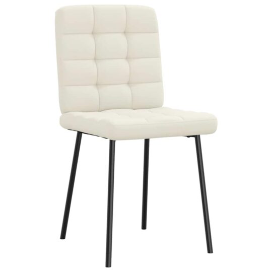 VXL8721158632456 g en hd 2 Scaune de bucătărie, 2 buc., crem, catifea VXL8721158632456 g en hd 2