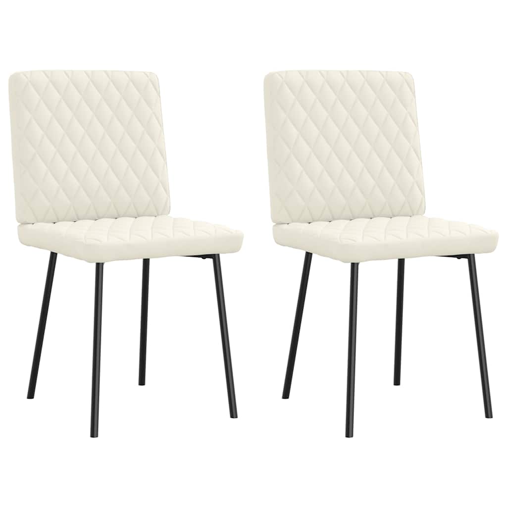 VXL8721158632685 a en hd 1 Scaune de bucătărie, 2 buc., crem, catifea Scaune de bucătărie, 2 buc., crem, catifea