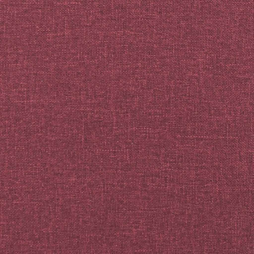 VXL8721158632807 g en hd 6 Scaune de bucătărie, 2 buc., roșu vin, material textil Scaune de bucătărie, 2 buc., roșu vin, material textil - imagine 8