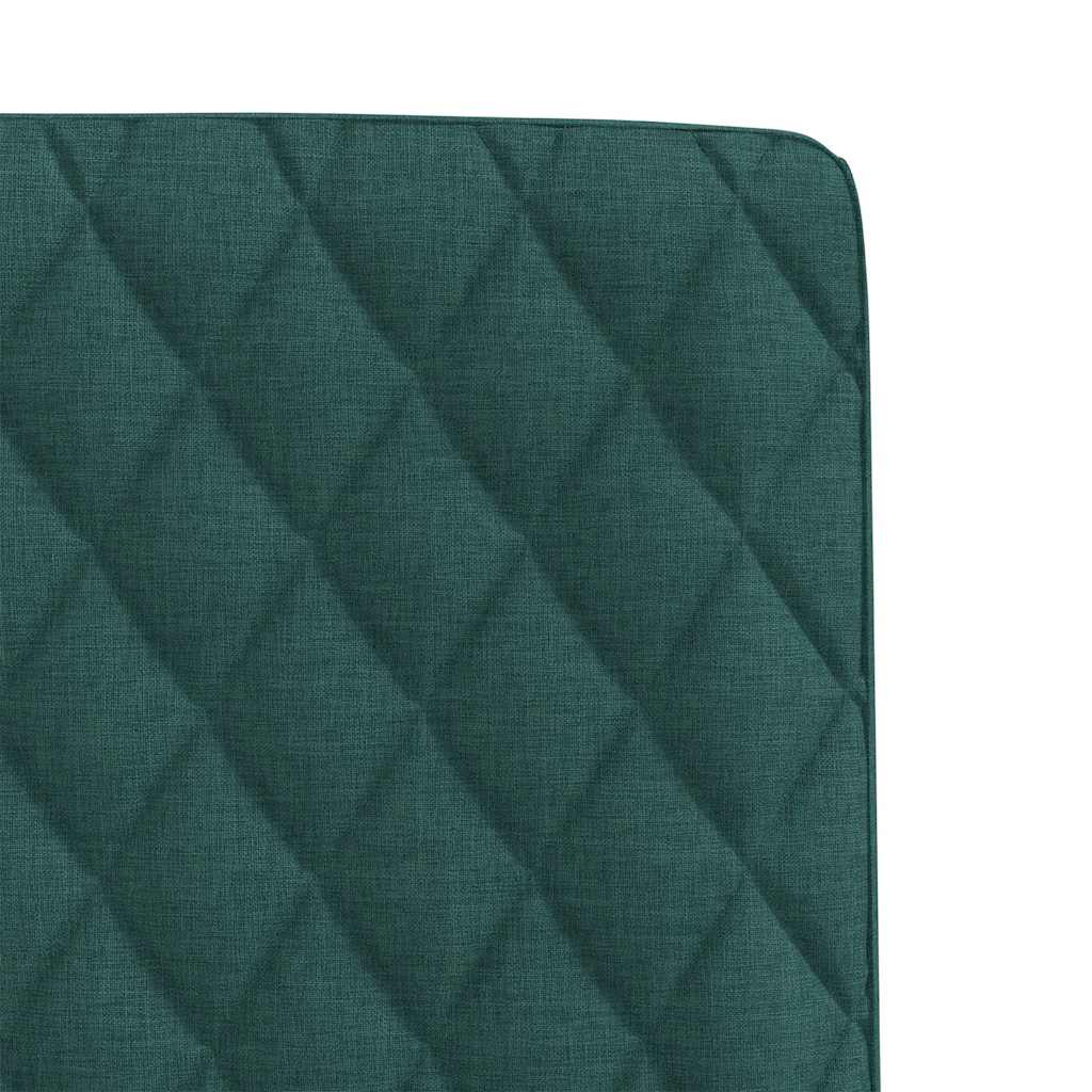 VXL8721158632821 g en hd 5 Scaune de bucătărie, 2 buc., verde închis, material textil Scaune de bucătărie, 2 buc., verde închis, material textil - imagine 7