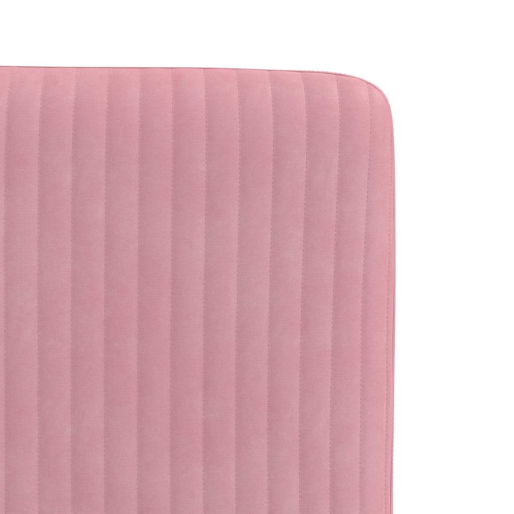 VXL8721158633460 g en hd 5 Scaune de sufragerie, 2 buc., roz, catifea Scaune de sufragerie, 2 buc., roz, catifea - imagine 7