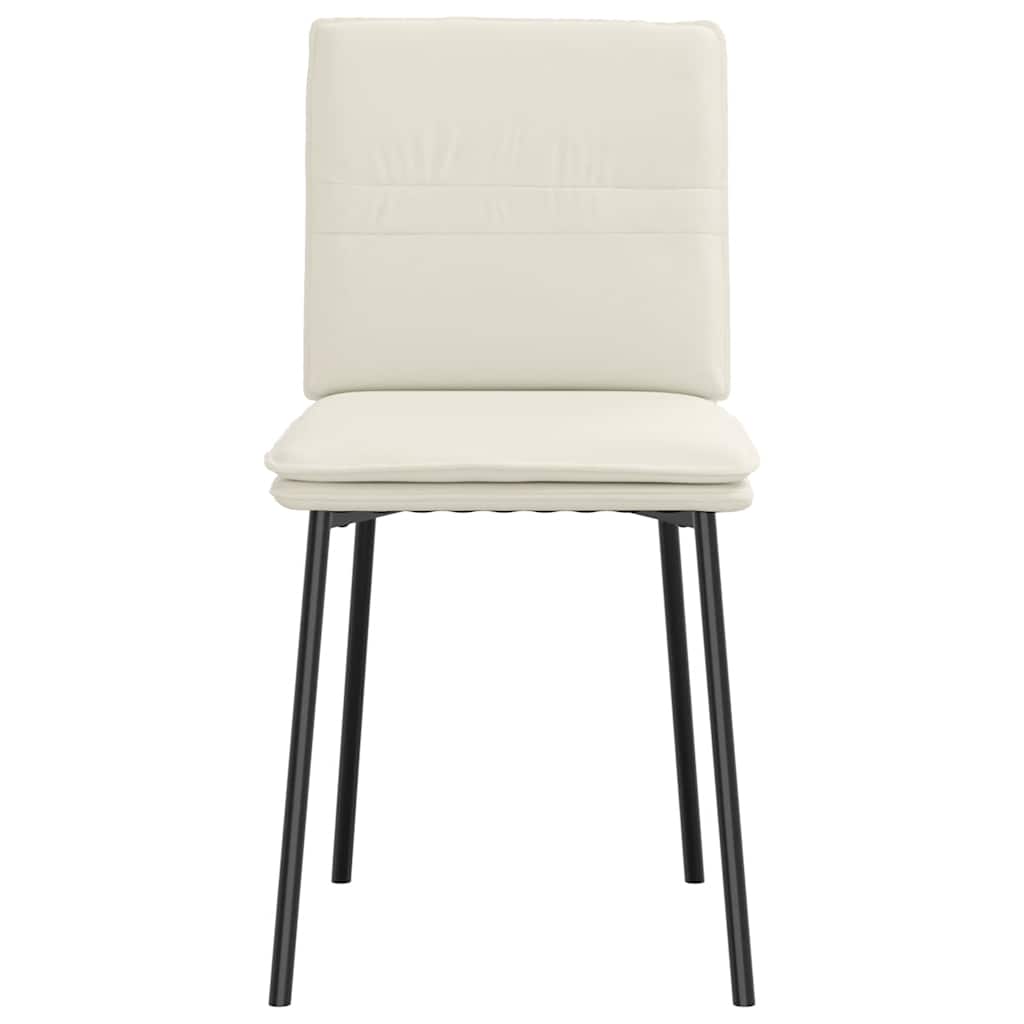 VXL8721158634092 g en hd 3 Scaune de bucătărie, 2 buc., crem, catifea Scaune de bucătărie, 2 buc., crem, catifea - imagine 4