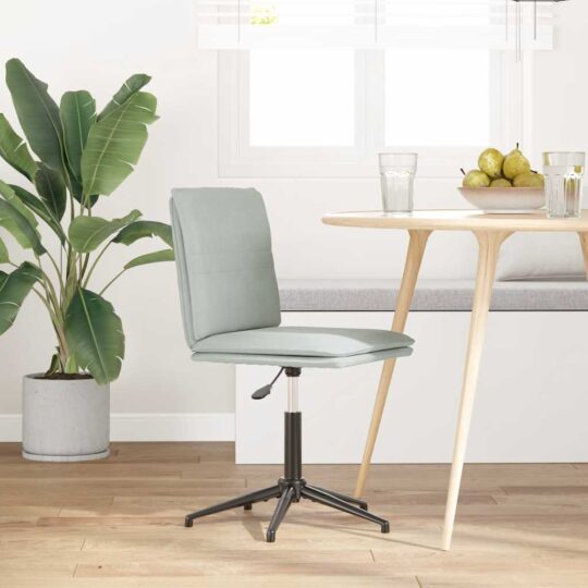 Alternative view of Scaun de bucătărie, gri deschis, catifea