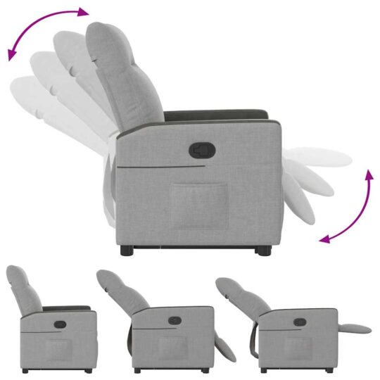 VXL8721158644213 g en hd 7 Scaun înclinabil vertical din țesătură gri nor VXL8721158644213 g en hd 7