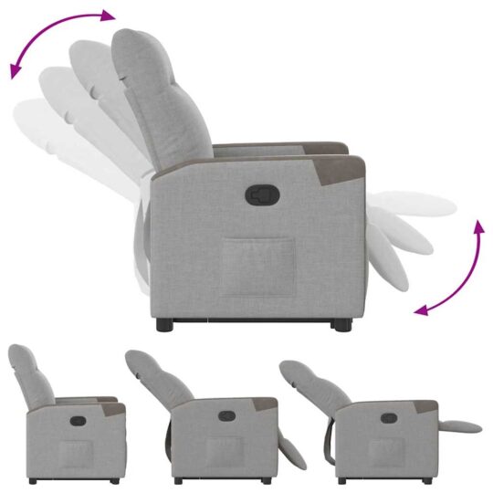 VXL8721158644596 g en hd 7 Scaun înclinabil vertical din țesătură gri nor VXL8721158644596 g en hd 7