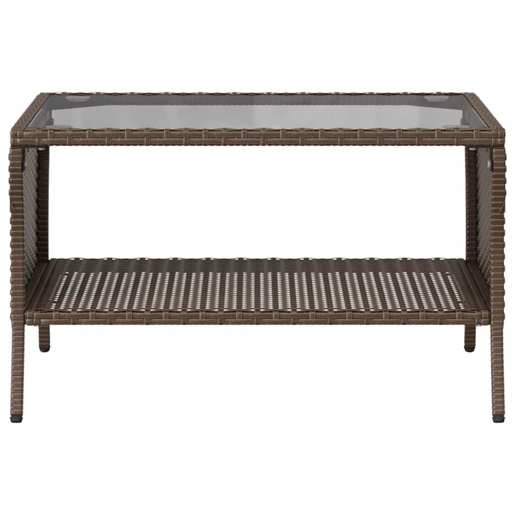 VXL8721158652928 g en hd 5 Canapea de grădină cu 2 locuri cu perne și masă polirattan maro Canapea de grădină cu 2 locuri cu perne și masă polirattan maro - imagine 7