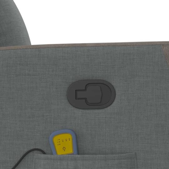 VXL8721158657893 g en hd 8 Fotoliu de masaj rabatabil, gri închis, material textil VXL8721158657893 g en hd 8