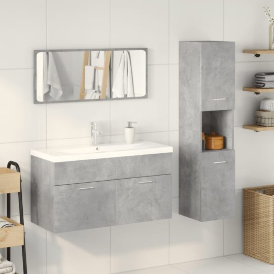VXL8721158661296 g en hd 1 Set mobilier de baie, 4 piese, gri beton, lemn compozit VXL8721158661296 g en hd 1
