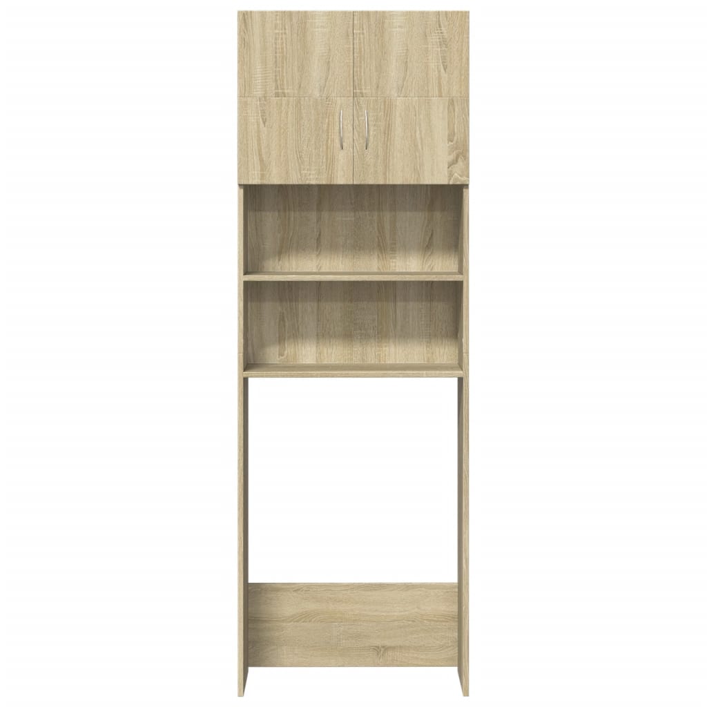 VXL8721158661975 g en hd 5 Set mobilier de baie, 2 piese, stejar sonoma, lemn prelucrat Set mobilier de baie, 2 piese, stejar sonoma, lemn prelucrat - imagine 7