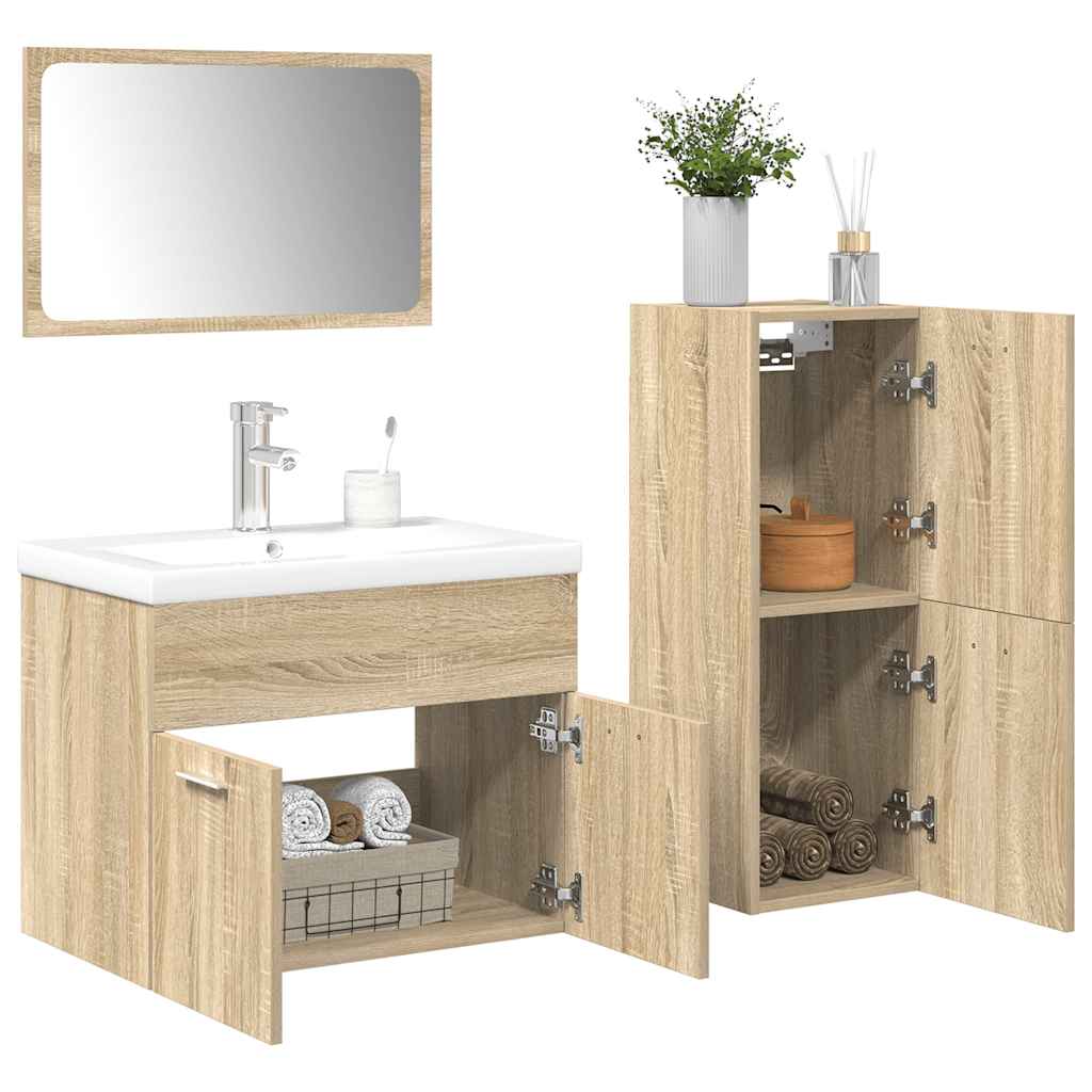 VXL8721158662521 m en hd 1 Set mobilier de baie, 4 piese, stejar sonoma, lemn prelucrat Set mobilier de baie, 4 piese, stejar sonoma, lemn prelucrat